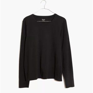 Madewell Black Northside Long Sleeve Tee 3X